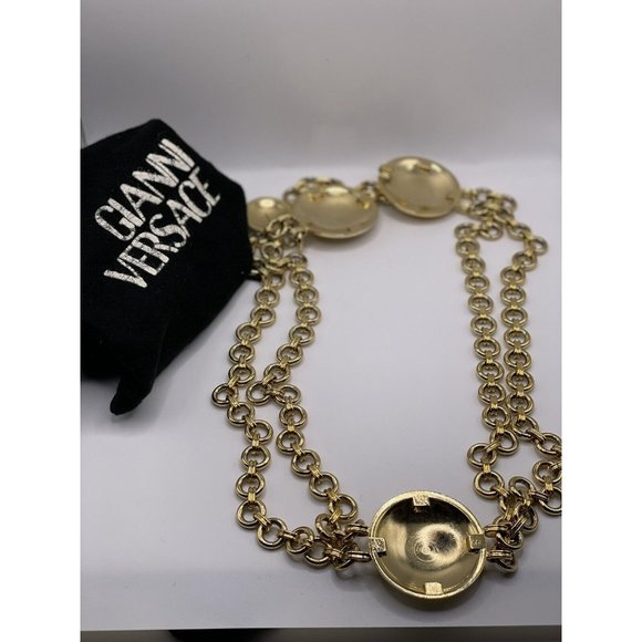 GIANNI VERSACE Medusa Gold Plated Coin Belt Chain Gianni Versace main image 5